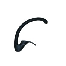 Смеситель для кухни MIXLINE ML-GS02 308 черный высокий излив Смеситель для кухни MIXLINE ML-GS02 308 черный высокий излив