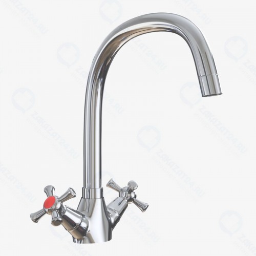 Смеситель для кухни MIXLINE ML10-032 кер., высокий излив (без подводки)