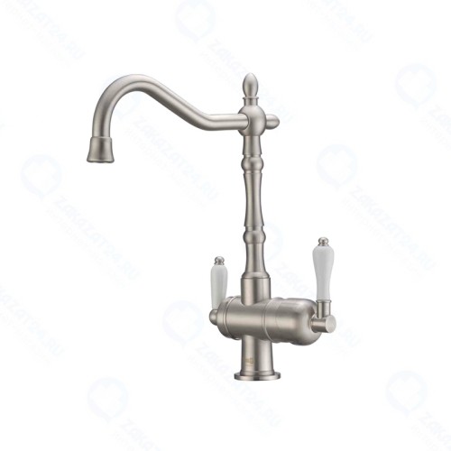 Смеситель для кухни под фильтр Zorg Sanitary ZR 326 YF NICKEL