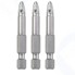 Биты KWB 121152, PZ2, INDUSTRY, 50 мм, 3шт