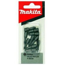 Бита Makita Рh1, хв-6-ти гран 1\4", 25мм,10шт