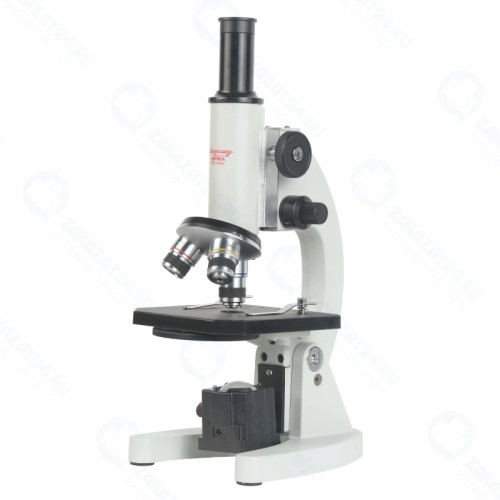 Микроскоп школьный Эврика 40х-640х (зеркало, LED), шт