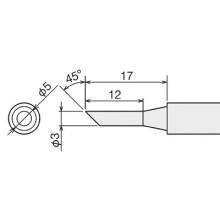 Жало для паяльника Goot PX-60RT-3C Жало для паяльника Goot PX-60RT-3C