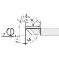 Жало для паяльника Goot RX-80HRT-4.5KH