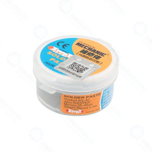 Припой-паста REXANT 35 гр. (банка) Sn63/Pb37