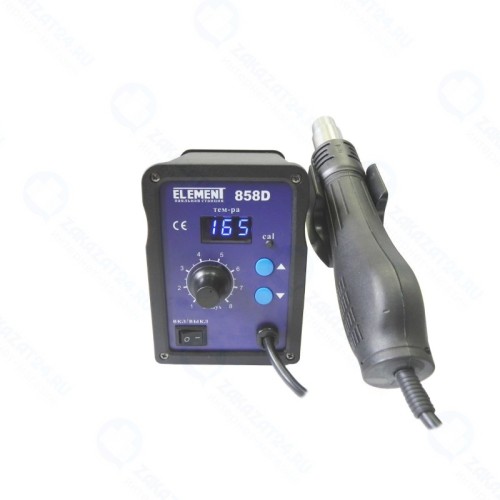 Термовоздушная паяльная станция ELEMENT 858D, цифровая