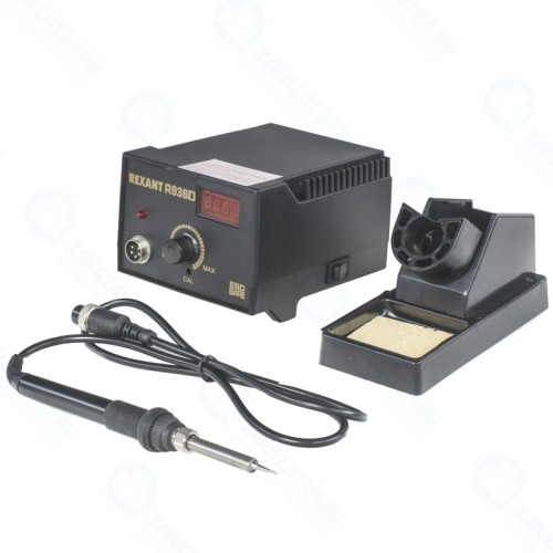 Паяльная станция REXANT с керамическим нагревателем и цифровым дисплеем, 200-480 °С