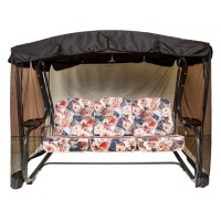 Садовые качели МЕБЕЛЬТОРГ МАСТАК ПРЕМИУМ МЕБЕЛЬНАЯ ТКАНЬ 3-х местные арт.С589