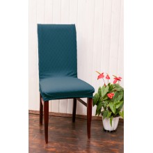 Чехол на стул LuxAlto Fukra ромб, 200 gsm (T001), синий
