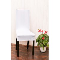 Чехол на стул LuxAlto Jersey 160 gsm (W003), белый