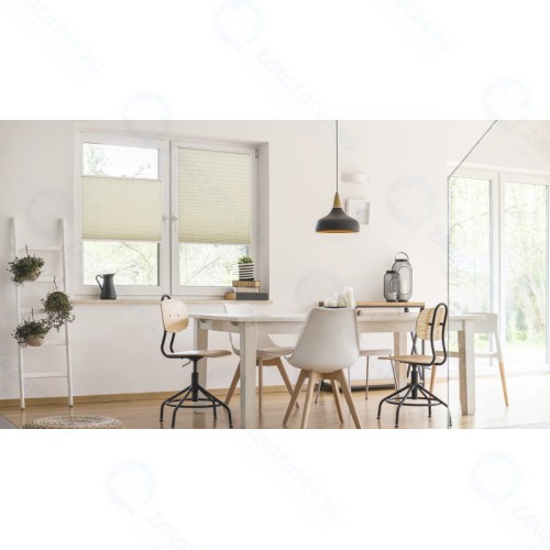 Штора плиссе DECOFEST Плайн экрю 70х160