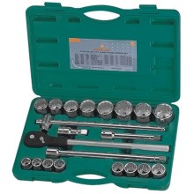 Набор торцевых головок Jonnesway S04H6422S SAE 3/4"DR 7/8"-2", 22 предмета