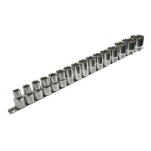 Набор головок JTC H416M 1/2" 6-гранных торцевых, 10-32мм