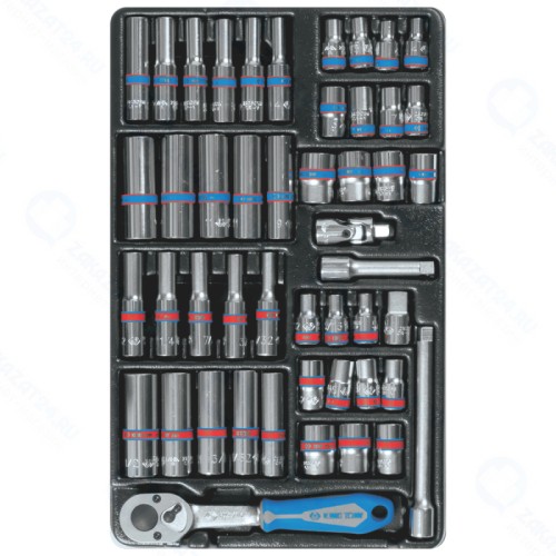 Набор торцевых головок KING TONY 9-2548CR 1/4