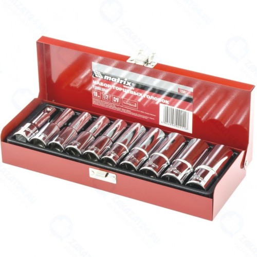 Набор торцевых головок MATRIX 13581, 1/2