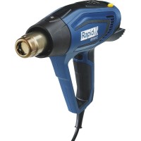 Фен строительный Rapid R2200, 2200 Вт, регулировка температуры: 60-650 °C, расход воздуха: 250-500 л/мин, светодиодная индикация нагрева, Rapid 500134