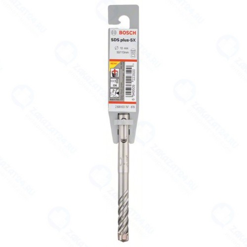 Бур Bosch SDS plus-5X 10x50x110мм