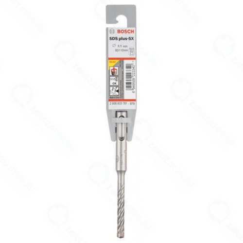 Бур Bosch SDS plus-5X 6.5x50x110мм