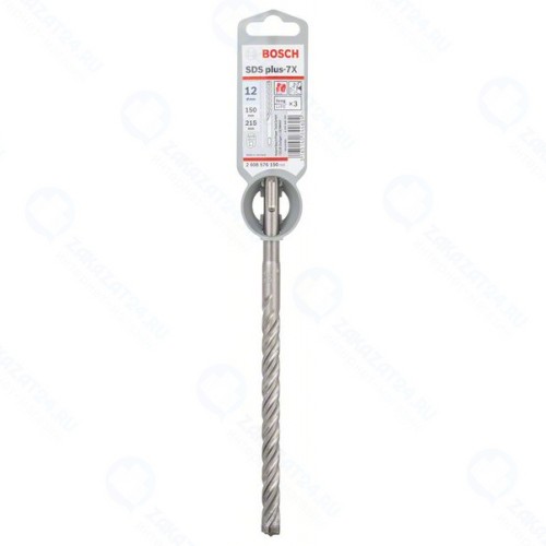 Бур Bosch SDS Plus-7X д/арм.бетона 12x150x215мм