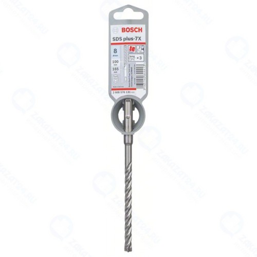 Бур Bosch SDS Plus-7X д/арм.бетона 8x100x165мм
