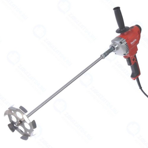 Дрель-миксер MAKITA M14, 800Вт, 700 об/мин.1 cкорость, боковая рукоятка, мешалка M6600X