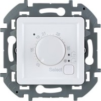 Термостат с внешним датчиком для тёплых полов Legrand INSPIRIA, белый