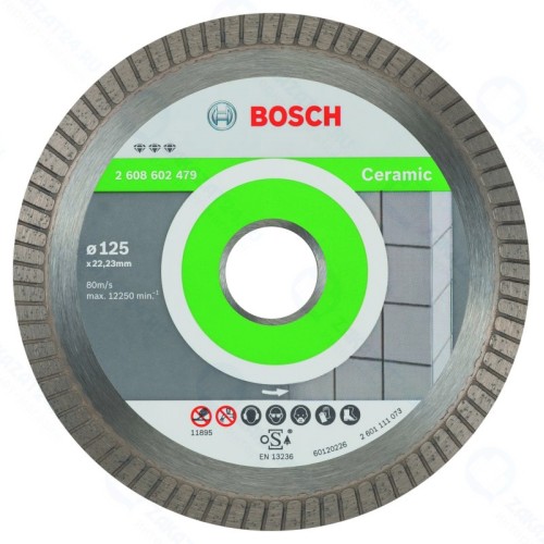 Алмазный диск BOSCH Best for Ceramic125 -22,23