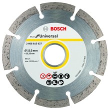 Алмазный диск Bosch 2608615027, алмазный, 115х22.23 мм, универсальный