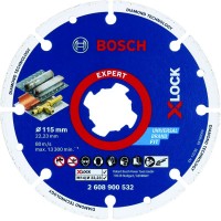 Алмазный диск по металлу Bosch X-LOCK 115x22,23мм