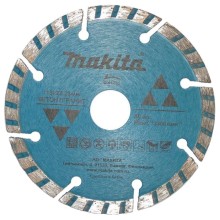Диск алмазный сплошной Makita Эконом, ф115х22,23мм,сух рез для бетона (D-41735)