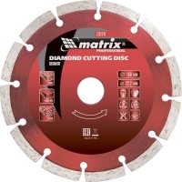 Диск алмазный MATRIX 73177, сегментный, 230 х 22,2 мм, сухая резка