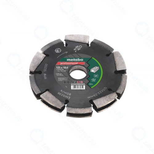 Круг алмазный Metabo, 125x18x22.23 мм UP, универсальный (628298000)