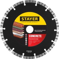 Алмазный диск STAYER BETON 150 мм, по бетону, кирпичу, тротуарной плитке, граниту, черепице, песчанику (150х22.2 мм, 7х1.9 мм)