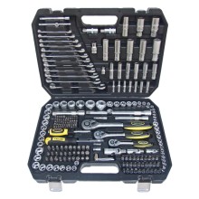 Набор инструментов ЭВРИКА ER-80216 1/2", 1/4", 3/8"DR 6-гранный, 216 предметов Набор инструментов ЭВРИКА ER-80216 1/2", 1/4", 3/8"DR 6-гранный, 216 предметов