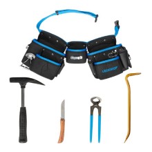 Набор инструмента рабочий Gedore 3100588, 6 шт, макс. длина ремня 120 см, 4 кобуры, 5 карманов, 1 крюк для рулетки Набор инструмента рабочий Gedore 3100588, 6 шт, макс. длина ремня 120 см, 4 кобуры, 5 карманов, 1 крюк для рулетки