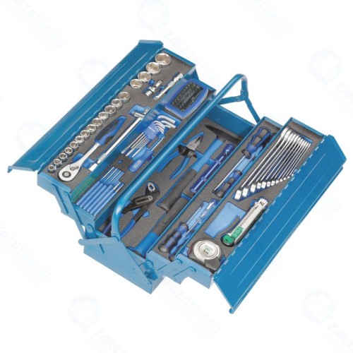 Набор инструмента в металлическом ящике Heyco HE-50807694500, с 5 модулями, 96 предметов