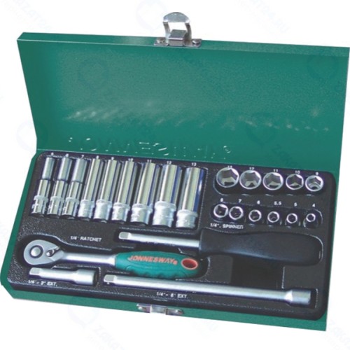 Набор торцовых головок Jonnesway S04H2125S, 25 предмета