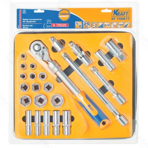 Набор инструментов Kraft KT 700616, 24 предмета