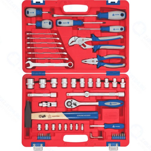 Набор инструментов универсальный МАСТАК 01-058C, 58 предметов