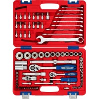 Набор инструментов универсальный МАСТАК 01-082C, 82 предмета