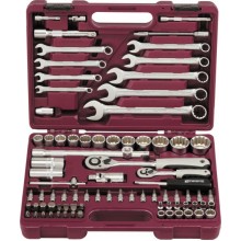 Набор инструментов Thorvik UTS0082MP 1/4", 1/2"DR, 82 предмета Набор инструментов Thorvik UTS0082MP 1/4", 1/2"DR, 82 предмета