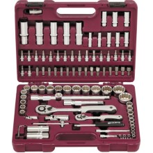 Набор инструментов Thorvik UTS0094MP 1/4", 1/2"DR, 94 предмета Набор инструментов Thorvik UTS0094MP 1/4", 1/2"DR, 94 предмета