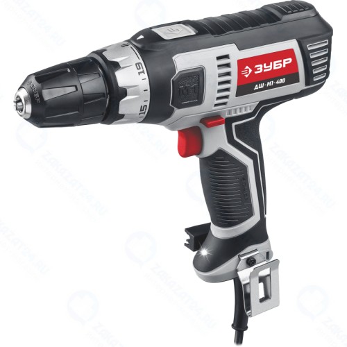 Дрель-шуруповерт сетевая ЗУБР ДШ-М1-400, серия «МАСТЕР»