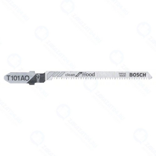 Лобзиковые пилки Bosch 2.608.630.559 3 шт T 101 AО Clean for Wood, HCS по дереву чистый рез