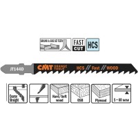 Пилки для лобзика CMT JT144D-25, 100/75мм, шаг: 4 мм, 25шт, по дереву