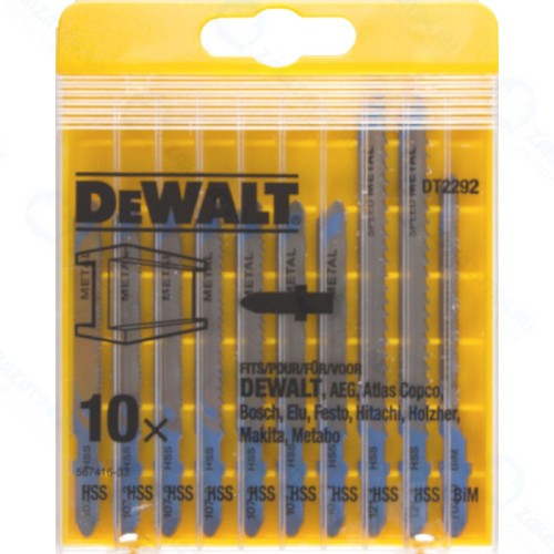 Пилки для лобзика DeWALT DT2292