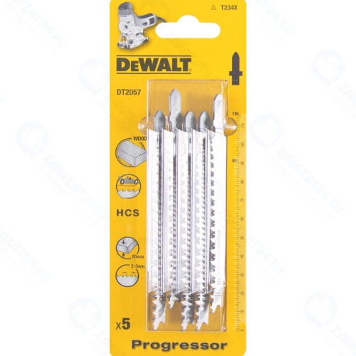 Пилки для лобзика DeWALT DT 2057, 5шт