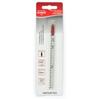 Пилка для лобзика ELITECH 1шт,HCS,107мм,рез 3-65мм,д\полиамид(РА),полистирол(PS),поливинилхлорид(PVC)чист\проп