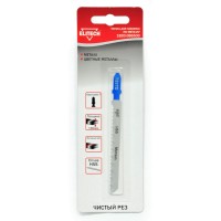 Пилка для лобзика ELITECH 1шт,HSS,75мм,рез до 30мм,д\металл,цвет.металл,фигурн\чист\пропил(T227D)