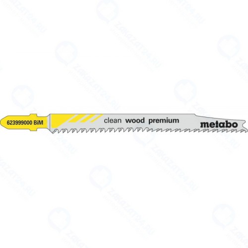 Набор пилок для лобзика Metabo T308BF 5 пилок по дер.без сколов 93x2,2мм,BiM (623999000)